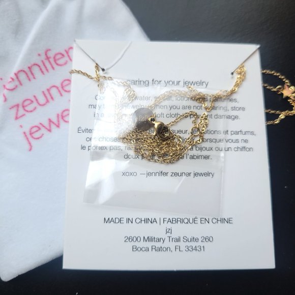 Star Double Necklace Gold-Plated - Picture 3 of 6